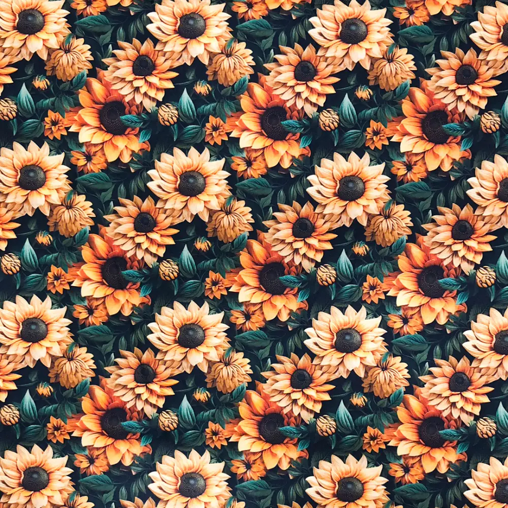 Tricoline Digital Caldeira Girassol 3D 100% Algodão 1,50m Largura - Variante 1 Tricoline Digital Caldeira Girassol 3D 100% Algodão 1,50m Largura - Variante 1