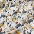 Tricoline Digital Exclusiva JLM Bichinhos de Carrinho 100% Algodão 1,50m Largura - Variante 1