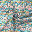 Tricoline Digital Fabricart Coleção Tropical 100% Algodão 1,50m Largura - Flamingos