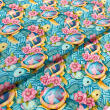 Tricoline Digital Fabricart Coleção Tropical 100% Algodão 1,50m Largura - Tartarugas