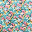 Tricoline Digital Fabricart Coleção Tropical 100% Algodão 1,50m Largura - Tartarugas
