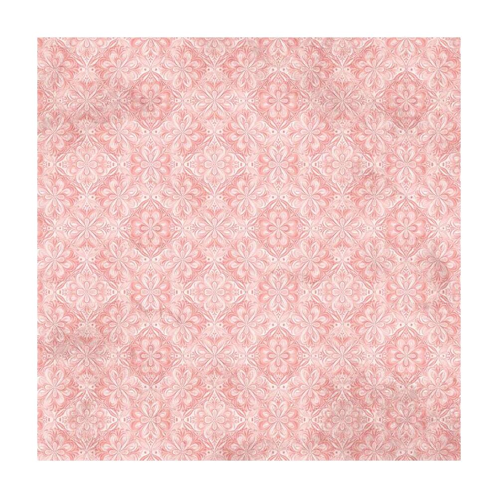 Tricoline Digital Fabricart Flor Sombreada Rosa 100% Algodão 1,50m Largura - Variante 1