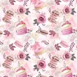Tricoline Digital Fabricart Macarons e Flores 100% Algodão 1,50m Largura - Variante 1