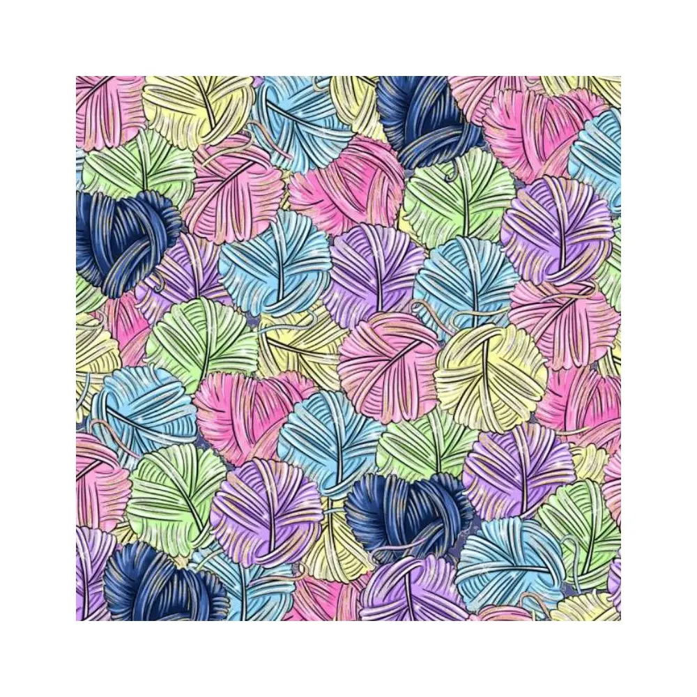 Tricoline Digital Fabricart Novelos 100% Algodão 1,50m Largura - Variante 1
