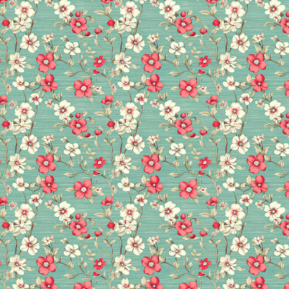 Tricoline Digital Fernando Maluhy Coleção Gorjeio 100% Algodão 1,50m Largura - Floral verde