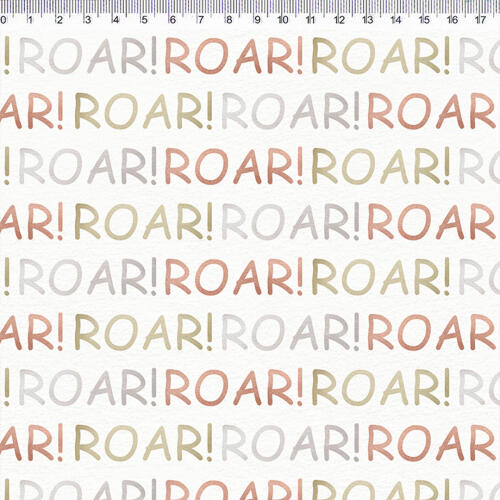 Tricoline Digital Fernando Maluhy Coleção Dinos 100% Algodão - Roar