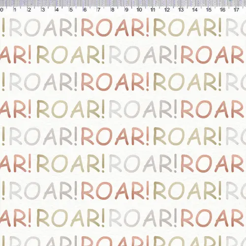 Tricoline Digital Fernando Maluhy Coleção Dinos 100% Algodão - Roar