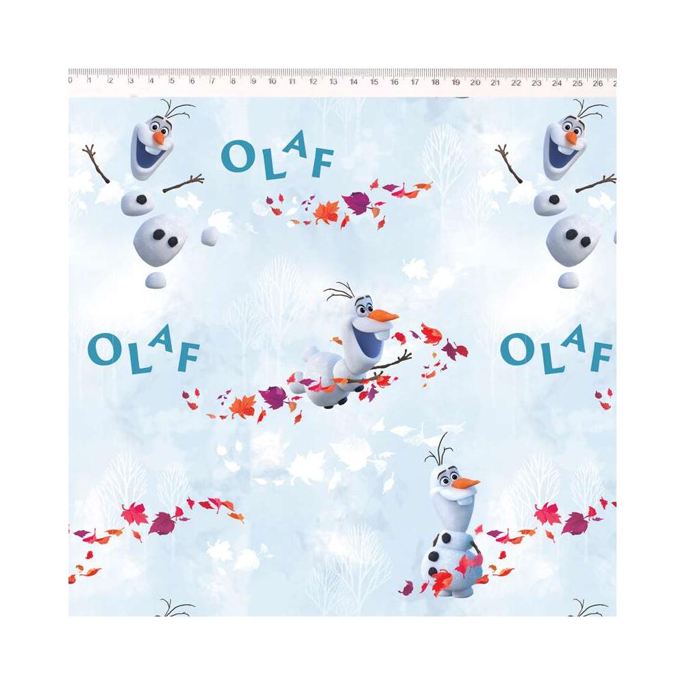 Tricoline Digital Fernando Maluhy - Disney Olaf Frozen - 100% Algodão - C01