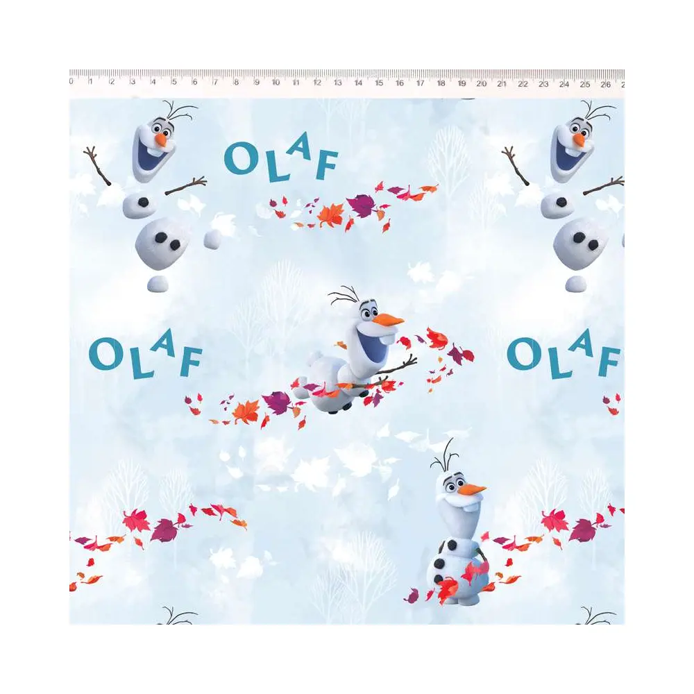Tricoline Digital Fernando Maluhy - Disney Olaf Frozen - 100% Algodão - C01 Tricoline Digital Fernando Maluhy - Disney Olaf Frozen - 100% Algodão - C01