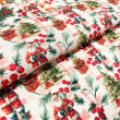 Tricoline Digital Natal Papai Noel e Rena 100% Algodão - Variante 1