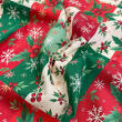 Tricoline Digital Natal Patchwork Natalino 100% Algodão - Variante 1