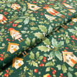 Tricoline Digital Natal Soldadinho Fundo Verde 100% Algodão - Variante 1