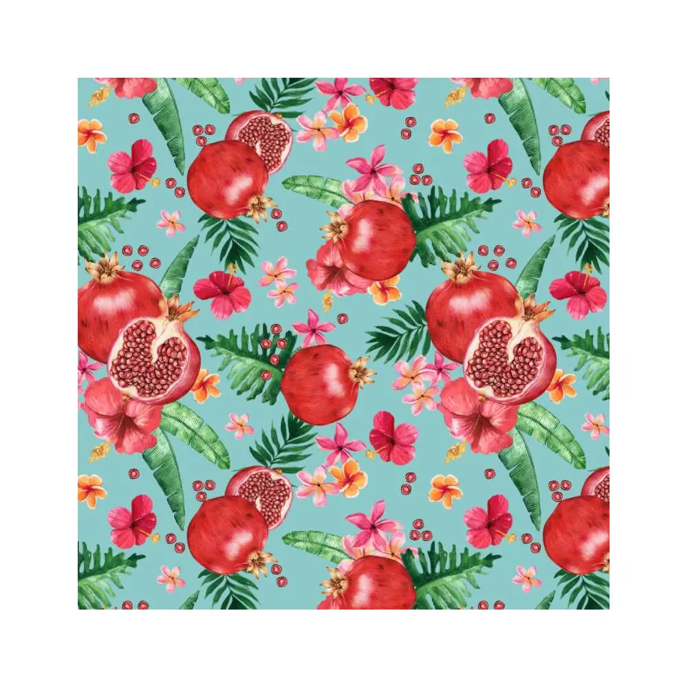 Tricoline Digital - Romã - 100% Algodão - Variante 1