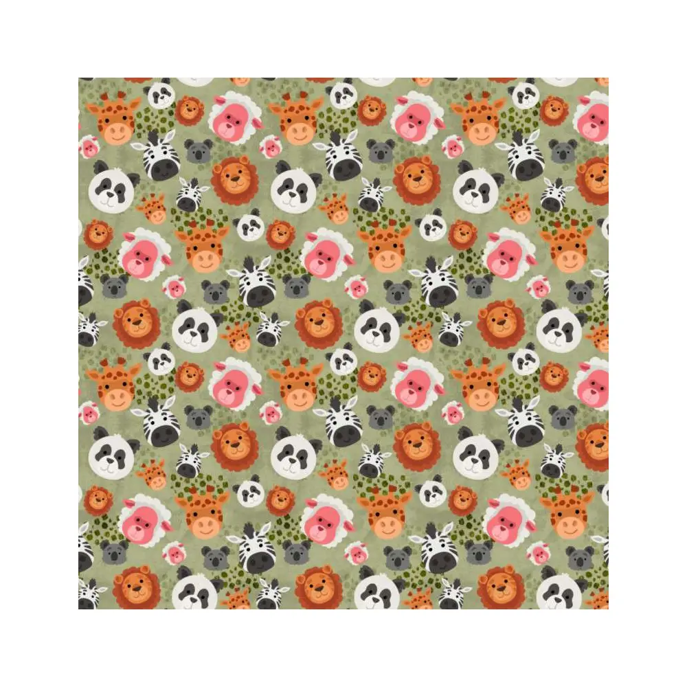 Tricoline Digital - Safari - 100% Algodão - Variante 1 Tricoline Digital - Safari - 100% Algodão - Variante 1