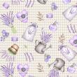 Tricoline Digital - Sweet Lavanda - 100% Algodão - Variante 1