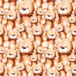 Tricoline Digital Ursinho Teddy 100% Algodão - Variante 1