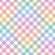 Tricoline Digital - Xadrez Candy Colors - 100% Algodão - Variante 1
