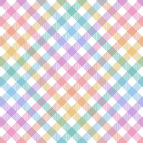 Tricoline Digital - Xadrez Candy Colors - 100% Algodão - Variante 1