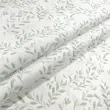 Tricoline Estampa Exclusiva Raminhos Verdes 100% Algodão 1,50m Largura - Variante 1