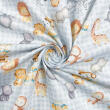 Tricoline Estampada Baby Fundo Xadrez 100% Algodão 1,50m Largura - Variante 1