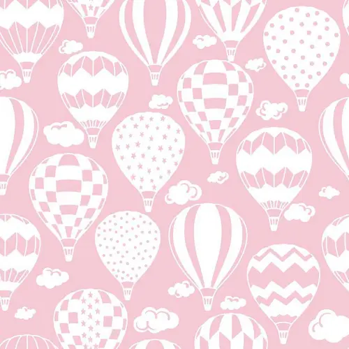 Tricoline Estampada - Balão Rosa Bebê - 100% Algodão - 1,50m Largura - Variante 1 Tricoline Estampada - Balão Rosa Bebê - 100% Algodão - 1,50m Largura - Variante 1