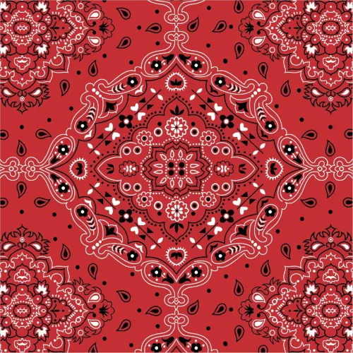 Tricoline Estampada - Bandana Clássica - 100% Algodão - 1,50m largura - Variante 1