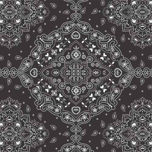 Tricoline Estampada - Bandana Clássica - 100% Algodão - 1,50m largura - Variante 14