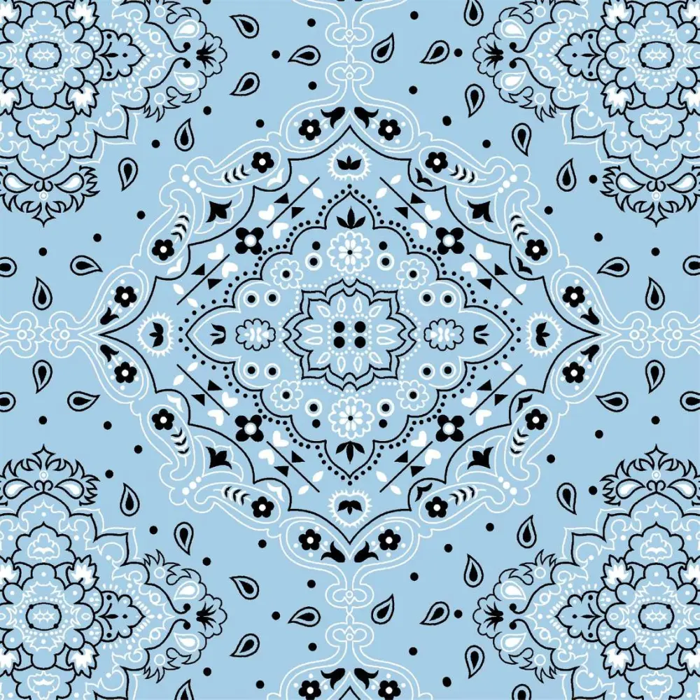 Tricoline Estampada - Bandana Clássica - 100% Algodão - 1,50m largura - Variante 8