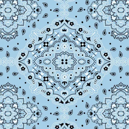 Tricoline Estampada - Bandana Clássica - 100% Algodão - 1,50m largura - Variante 8