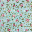Tricoline Estampada Caldeira Florzinhas Lucia 100% Algodão 1,50m Largura - Fundo tiffany