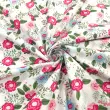 Tricoline Estampada Caldeira Ruby 100% Algodão 1,50m Largura - Rosa