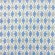 Tricoline Estampada Caldeira Trapézio 100% Algodão 1,50m Largura - Azul