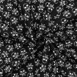 Tricoline Estampada - Caveira Fundo Preto - 100% Algodão - 1,50m Largura - Variante 1 Tricoline Estampada - Caveira Fundo Preto - 100% Algodão - 1,50m Largura - Variante 1