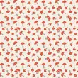 Tricoline Estampada Cogumelos Boho 100% Algodão 1,50m largura - Variante 1