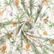 Tricoline Estampada Coqueiros Selva 100% Algodão 1,50m Largura - Variante 1