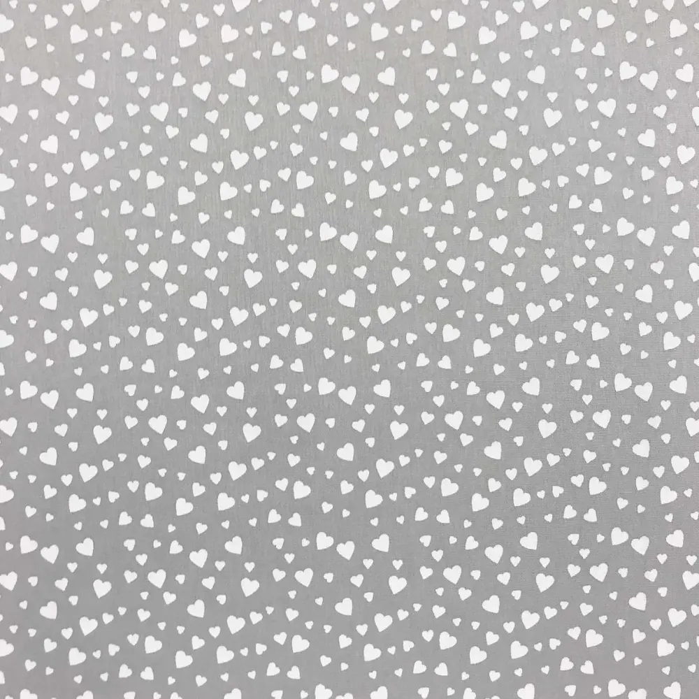 Tricoline Estampada Coração Love - 100% Algodão - 1,50m largura - Variante 11