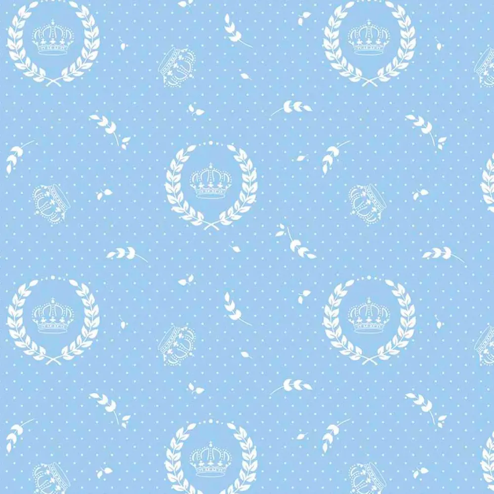 Tricoline Estampada - Coroa Grande - 100% Algodão - 1,50m Largura - Variante 1 Tricoline Estampada - Coroa Grande - 100% Algodão - 1,50m Largura - Variante 1