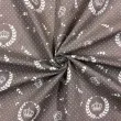 Tricoline Estampada - Coroa Grande Fundo Chumbo - 100% Algodão - 1,50m Largura - Variante 1 Tricoline Estampada - Coroa Grande Fundo Chumbo - 100% Algodão - 1,50m Largura - Variante 1