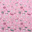 Tricoline Estampada - Dentista Rosa - 100% Algodão - 1,50m Largura - Variante 1 Tricoline Estampada - Dentista Rosa - 100% Algodão - 1,50m Largura - Variante 1