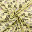 Tricoline Estampada - Elefante Cute Amarelo- 100% Algodão - 1,50m Largura - Variante 1