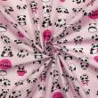 Tricoline Estampada - Hello Panda - 100% Algodão - 1,50m Largura - Variante 1