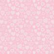 Tricoline Estampada - Love Rosa Bebê - 100% Algodão - 1,50m Largura - Variante 1