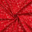 Tricoline Estampada - Love Vermelho - 100% Algodão - 1,50m Largura - Variante 1 Tricoline Estampada - Love Vermelho - 100% Algodão - 1,50m Largura - Variante 1