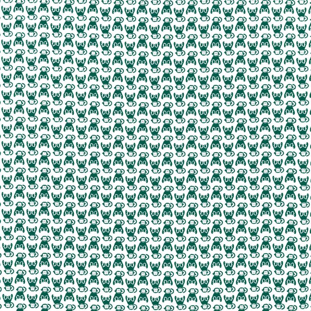 Tricoline Estampada - Macaquinho - Promoção - Verde