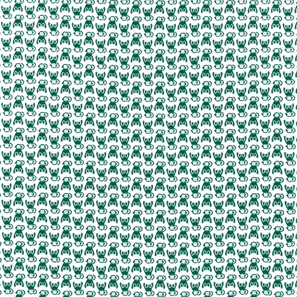 Tricoline Estampada - Macaquinho - Promoção - Verde