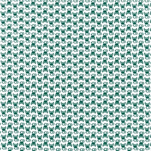 Tricoline Estampada - Macaquinho - Promoção - Verde