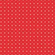 Tricoline Estampada Mini Corações com Poá 100% Algodão 1,50m largura - Vermelho