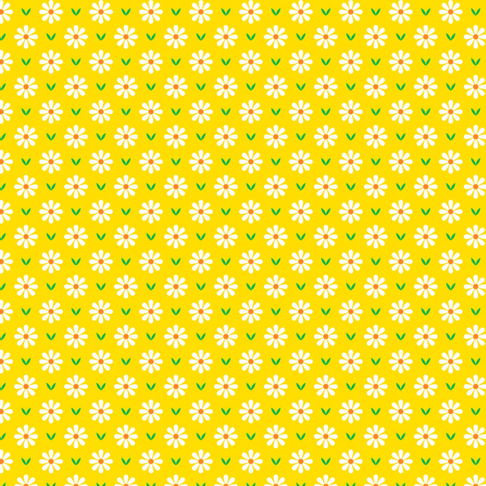 Tricoline Estampada Mini Margaridas 100% Algodão 1,50m largura - Variante 3