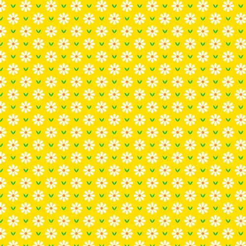 Tricoline Estampada Mini Margaridas 100% Algodão 1,50m largura - Variante 3