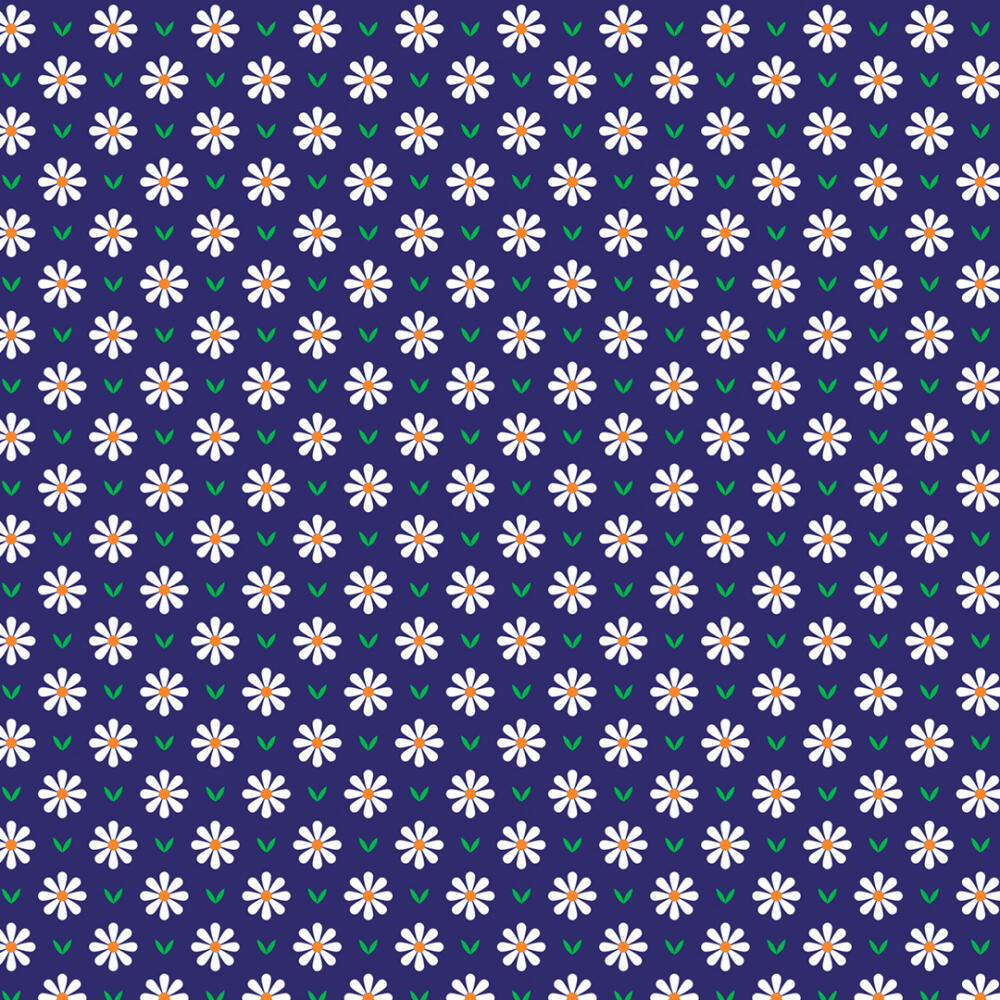 Tricoline Estampada Mini Margaridas 100% Algodão 1,50m largura - Variante 6